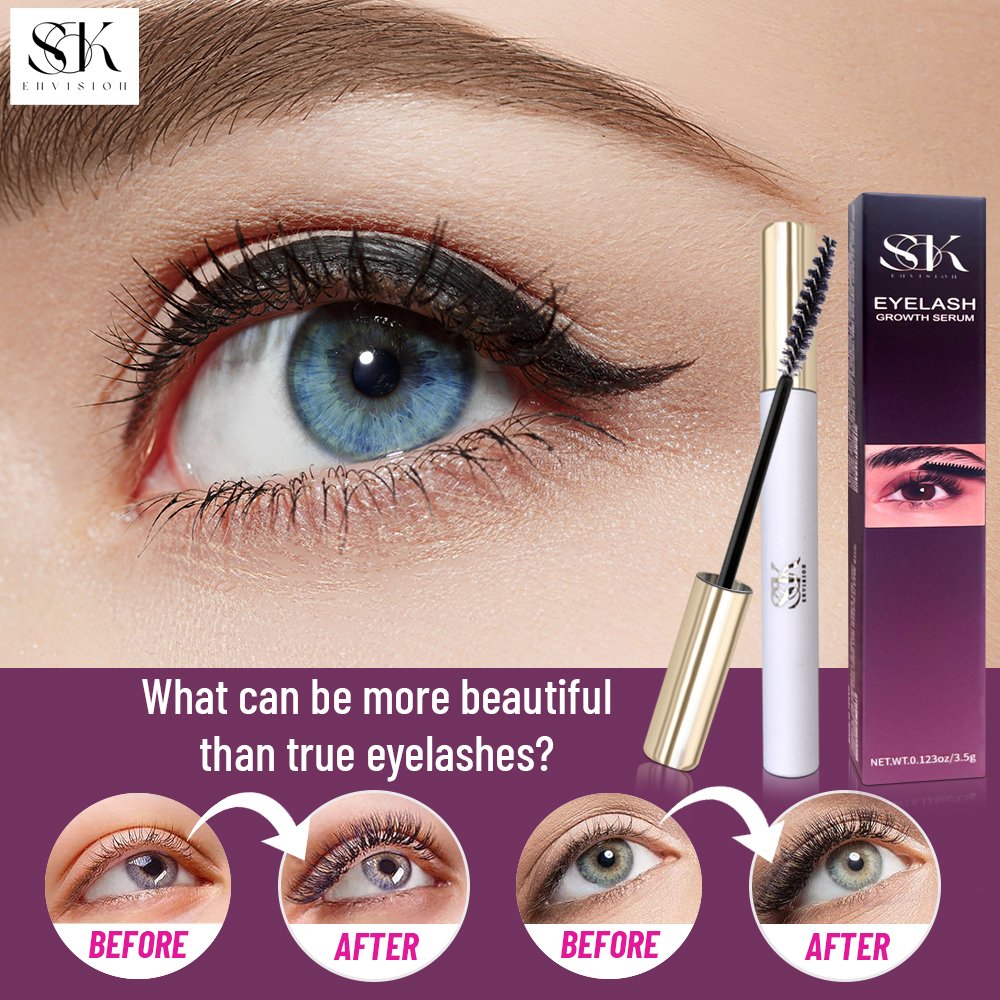 Eyelashes and brows to achieve alluring eyes naturally. Our nourishing eyelash growth serum growth eyes in as little as 4 weeks.